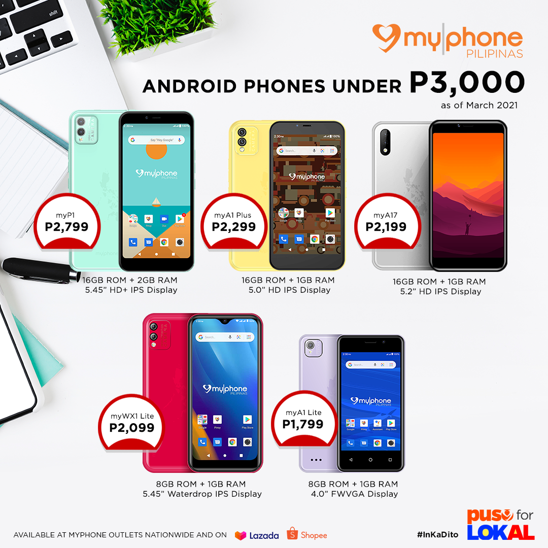 [Updated] Budget Android phones under P3,000 from MyPhone! MyPhone